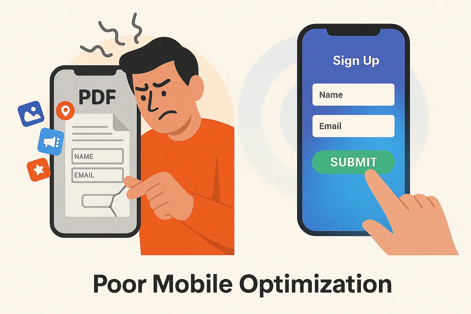 neglecting mobile optimization lead magnet